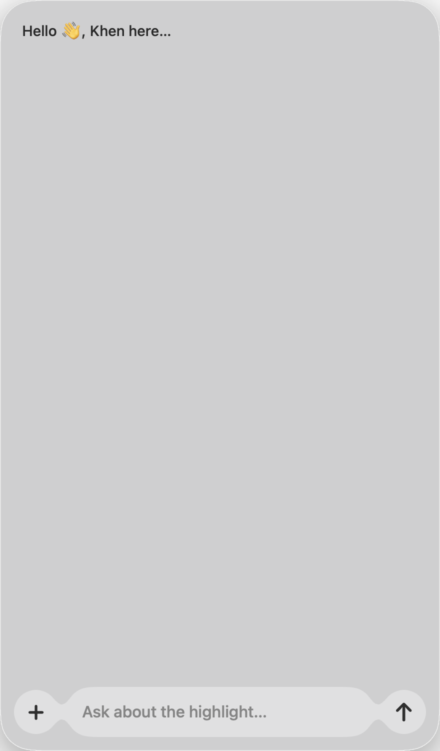 Khen — dark theme tall view